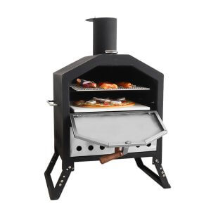 Black Portable Pizza Oven Image 3
