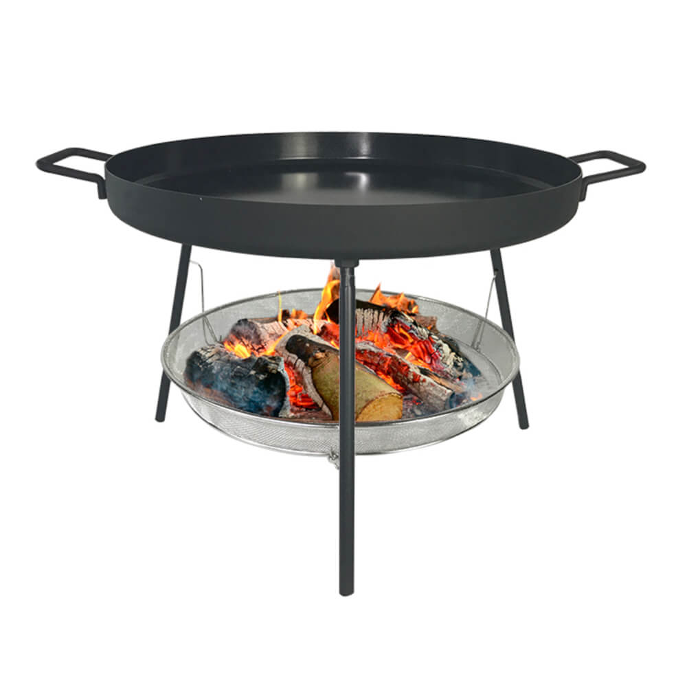 Black Flat Comal Frying Pan with Mesh Black Flat Comal Frying Pan with Mesh