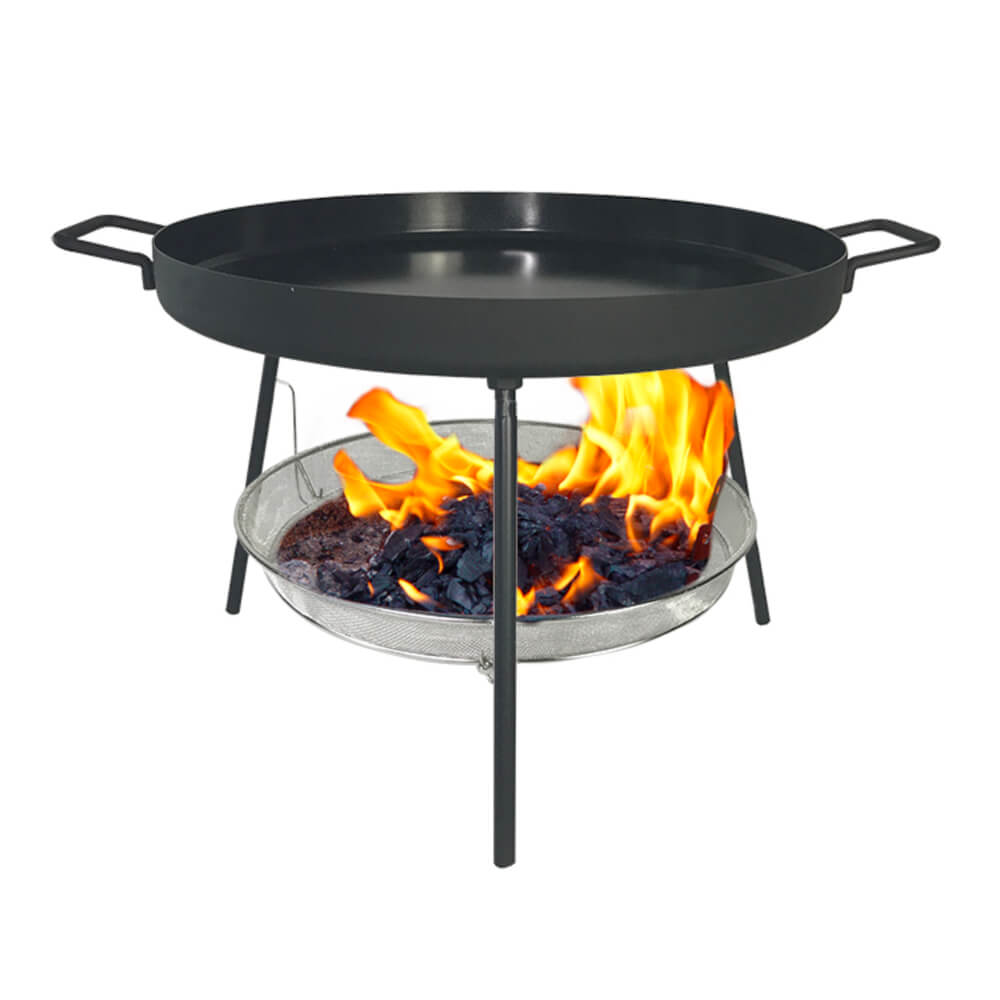Black Flat Comal Frying Pan with Mesh Black Flat Comal Frying Pan with Mesh
